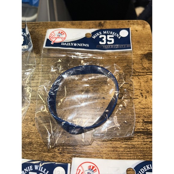 New York Yankees Daily News Silicone Wristband Bracelet Variety of 7 Bands - Picture 4 of 16